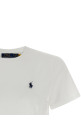 Logo embroidery t-shirt White