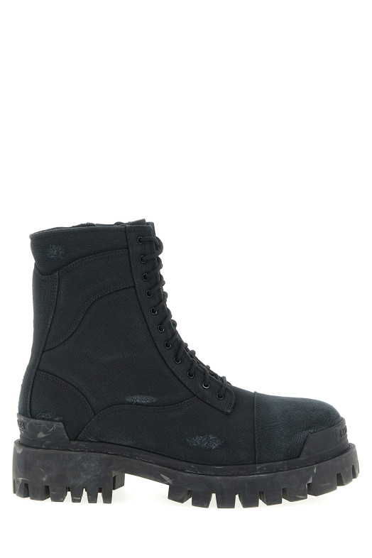 'Combat Strike' boots Black