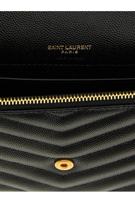 Mini ‘Envelope’ crossbody bag Black