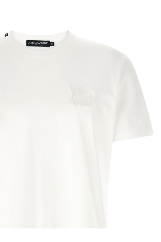 'DG' patch t-shirt White