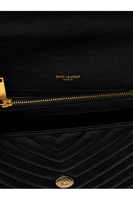 ‘College' midi crossbody bag Black