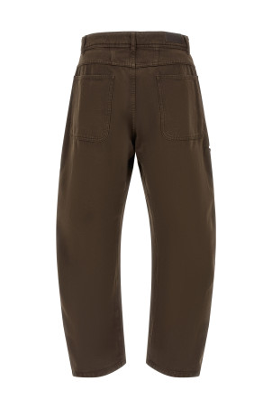 'Twisted workwear' pants Brown
