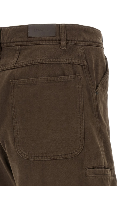 'Twisted workwear' pants Brown