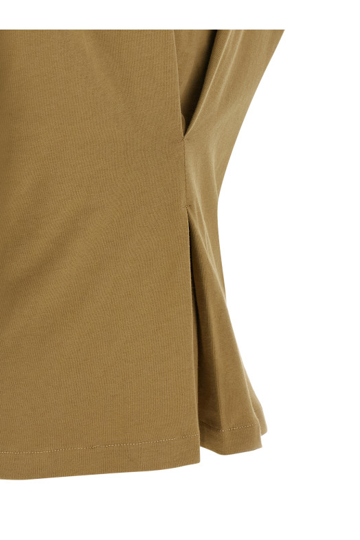 Sequin T-shirt Brown