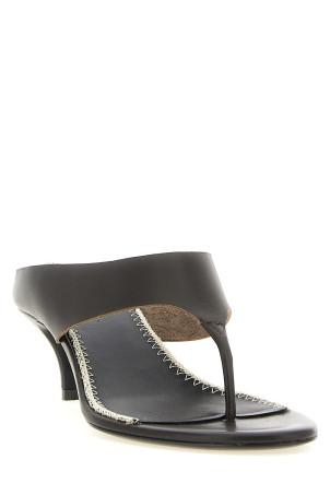 Leather sandals Brown