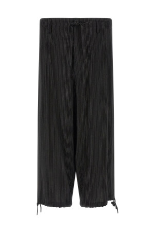 Extra loose leg pants Black