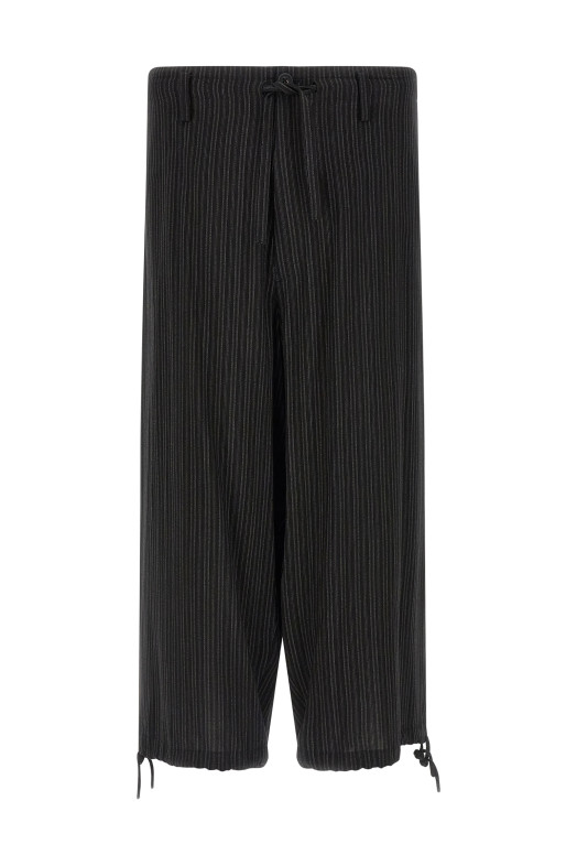 Extra loose leg pants Black