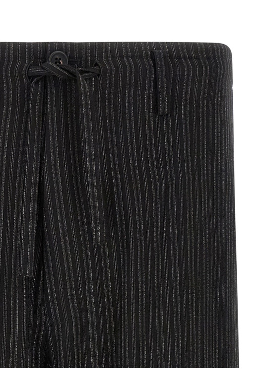 Extra loose leg pants Black