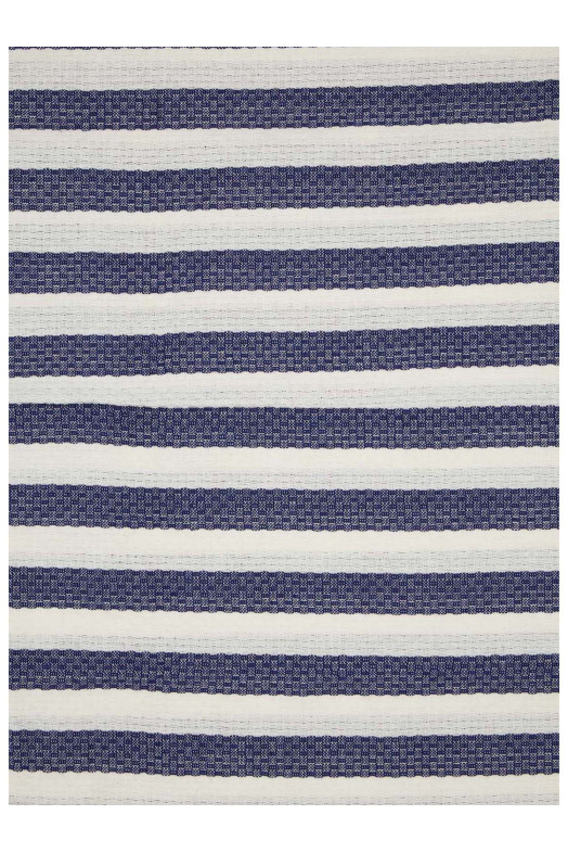 Logo embroidery beach towel Blue