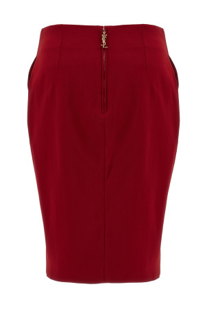 Pencil skirt Red