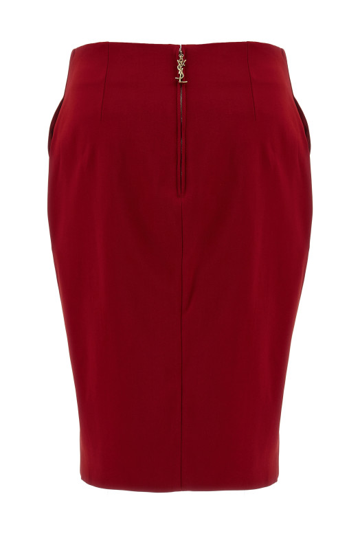 Pencil skirt Red