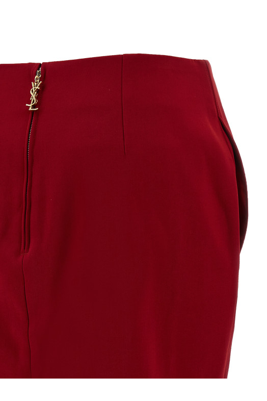 Pencil skirt Red