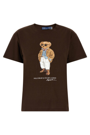 'Polo Bear' T-shirt Brown