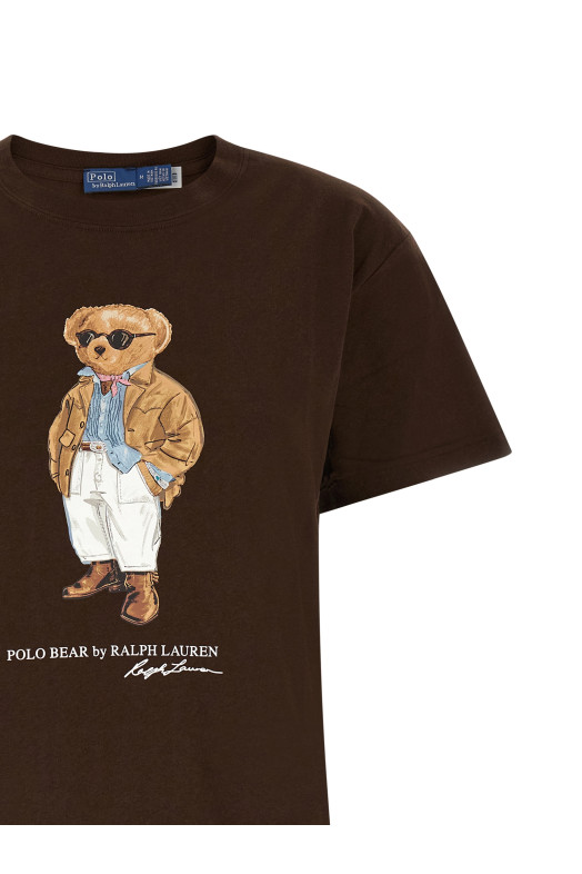 'Polo Bear' T-shirt Brown