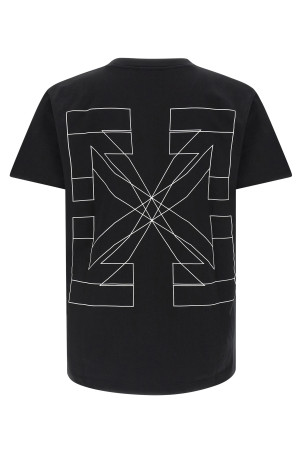 'Big Double Arrow' T-shirt Black