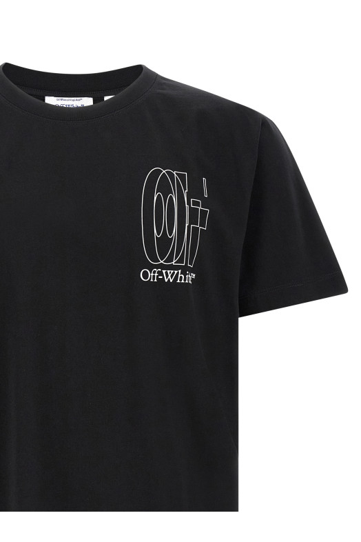 'Big Double Arrow' T-shirt Black