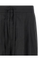 Pinstripe bermuda shorts Black
