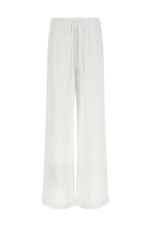 Logo embroidery joggers White