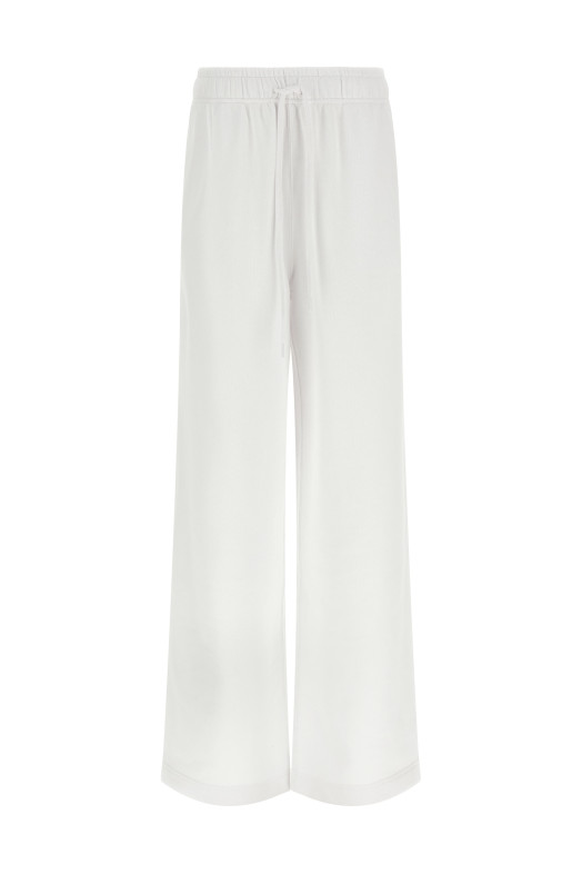 Logo embroidery joggers White