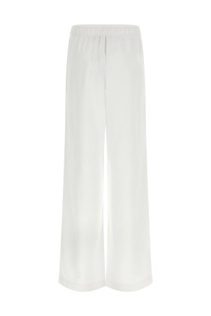 Logo embroidery joggers White