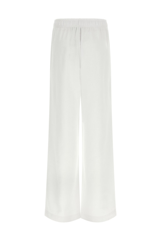 Logo embroidery joggers White