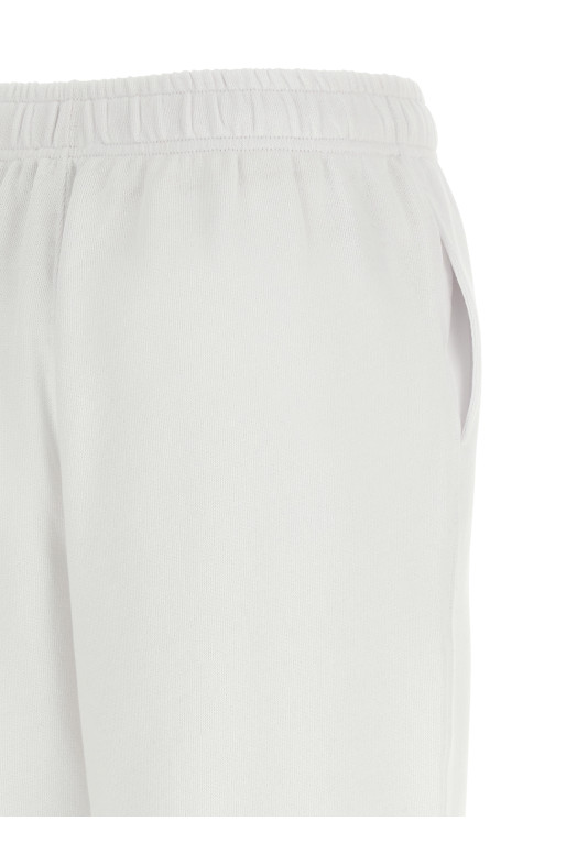 Logo embroidery joggers White