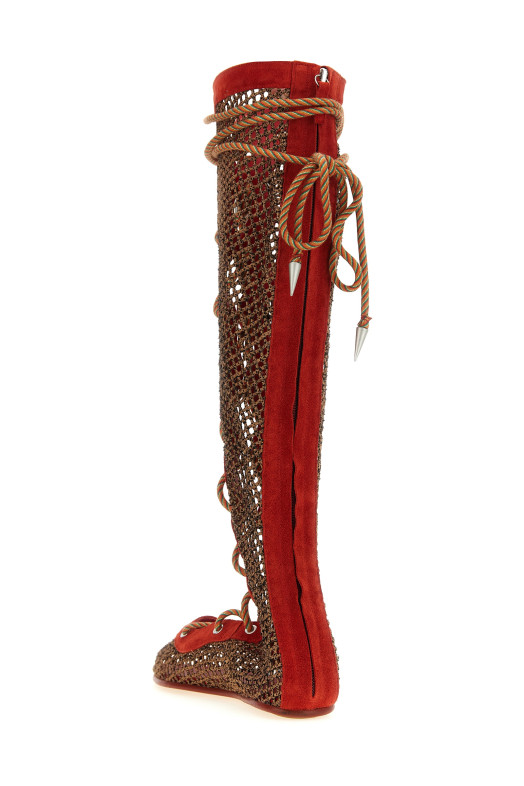 'Reticella' boots Red