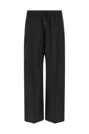 Wool pants Black