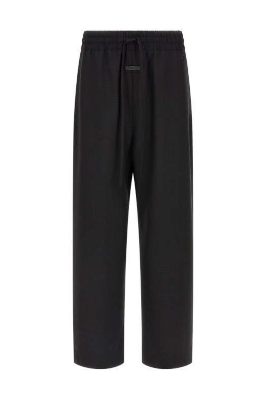 Wool pants Black