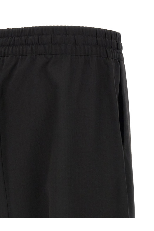 Wool pants Black