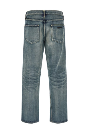Stone washed jeans BLUE
