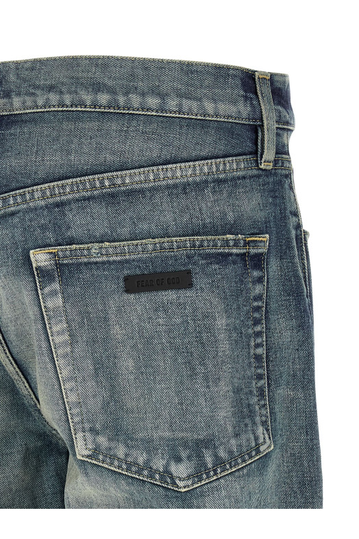 Stone washed jeans BLUE