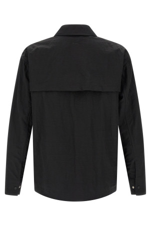 Shacket rippled effect Black