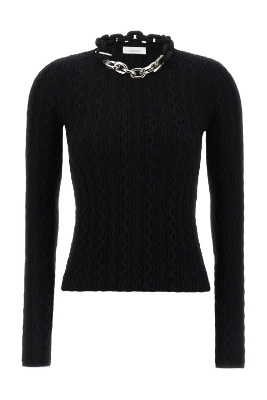 Necklace sweater Black
