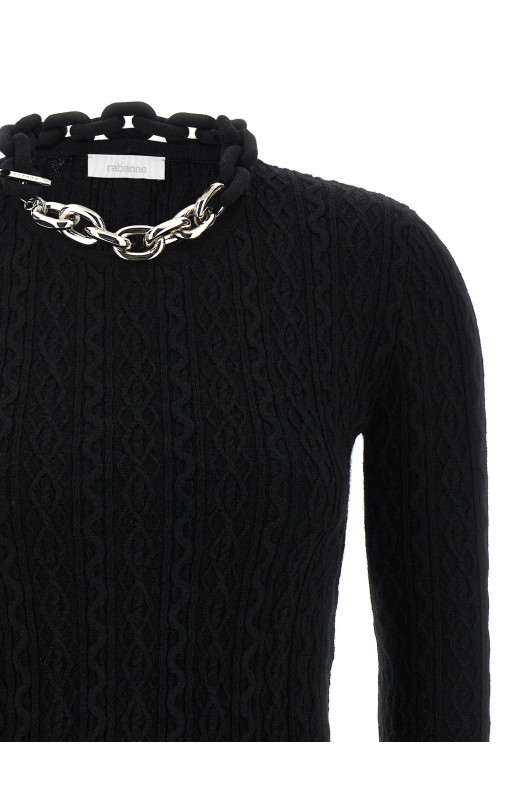 Necklace sweater Black