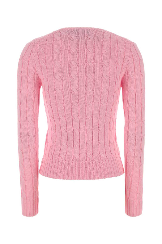 Pink cotton sweater Green POLO RALPH LAUREN (211971869)