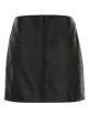 Black leather mini skirt GUCCI (864538XNBAC)