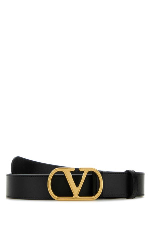 Black leather VLogo belt Black VALENTINO GARAVANI (8Y0T0SM3IYR)