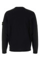 Black cotton sweater Black STONE ISLAND (L1S155100062S00B9)