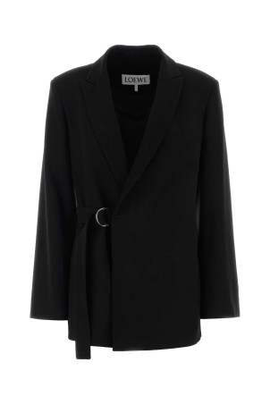Black wool blazer Black LOEWE (S359Y03XAK)