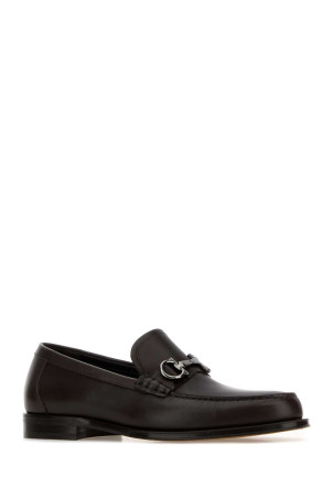 Dark brown leather Teatro loafers Brown SALVATORE FERRAGAMO (02A3777895713E)