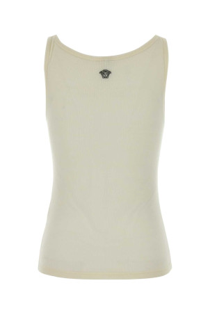 Cream wool tank top VERSACE (10236981A17548)