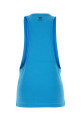 Light blue stretch cotton tank top VERSACE (10247251A17888)