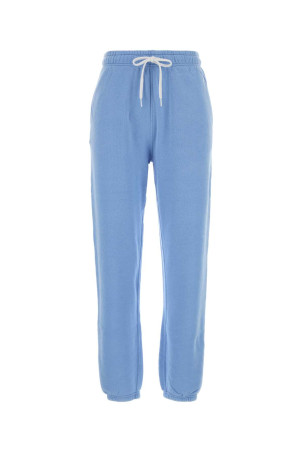 Light blue cotton blend joggers Pink POLO RALPH LAUREN (211971694)