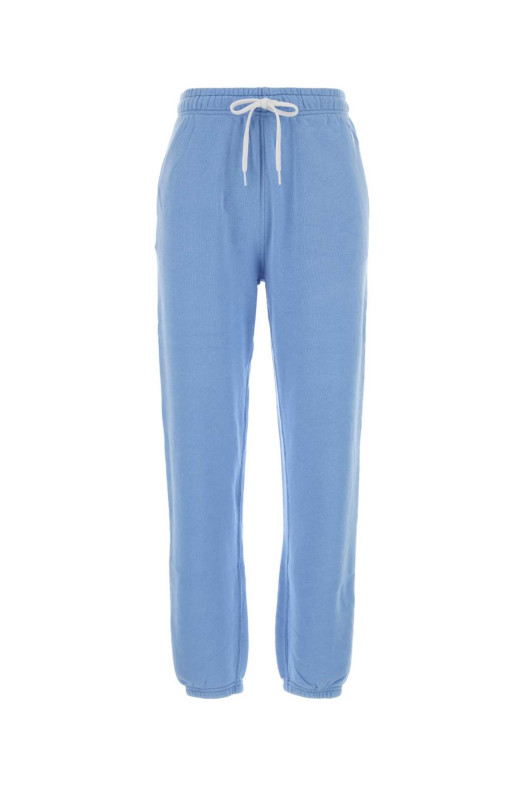 Light blue cotton blend joggers Pink POLO RALPH LAUREN (211971694)