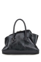Charcoal leather mini La Passeggiata handbag THE ATTICO (260WAH00063LBT070AA)