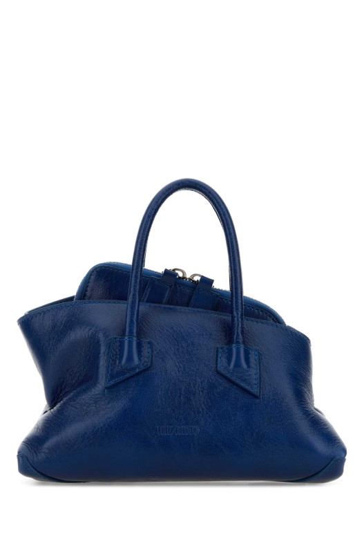 Blue  leather mini La Passeggiata handbag THE ATTICO (260WAH00063LBT110AA)
