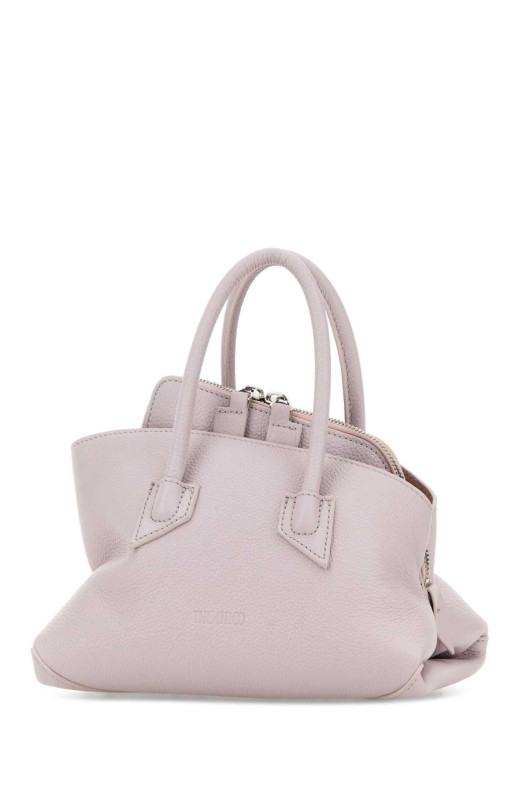 Lilac leather mini La Passeggiata handbag THE ATTICO (260WAH00063LBT117AA)