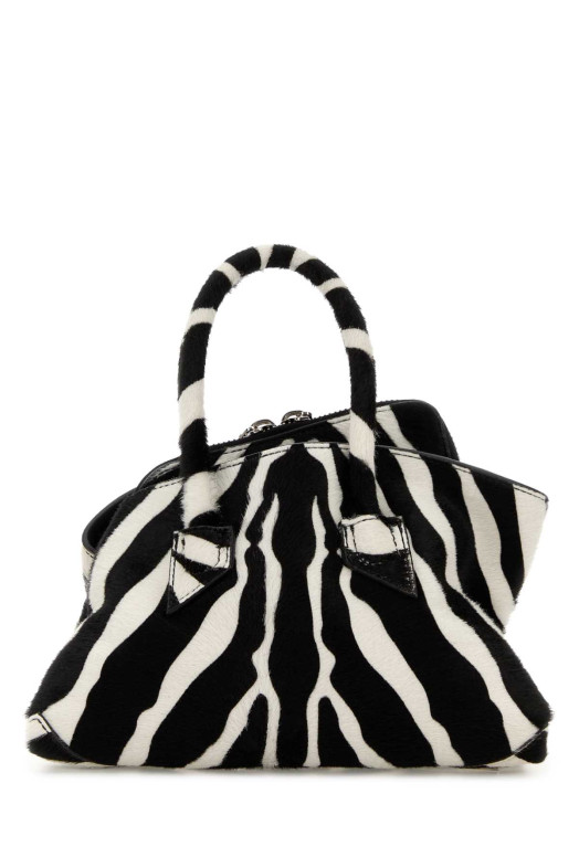 Printed calf hair mini La Passeggiata handbag THE ATTICO (260WAH00063LBT156PR)