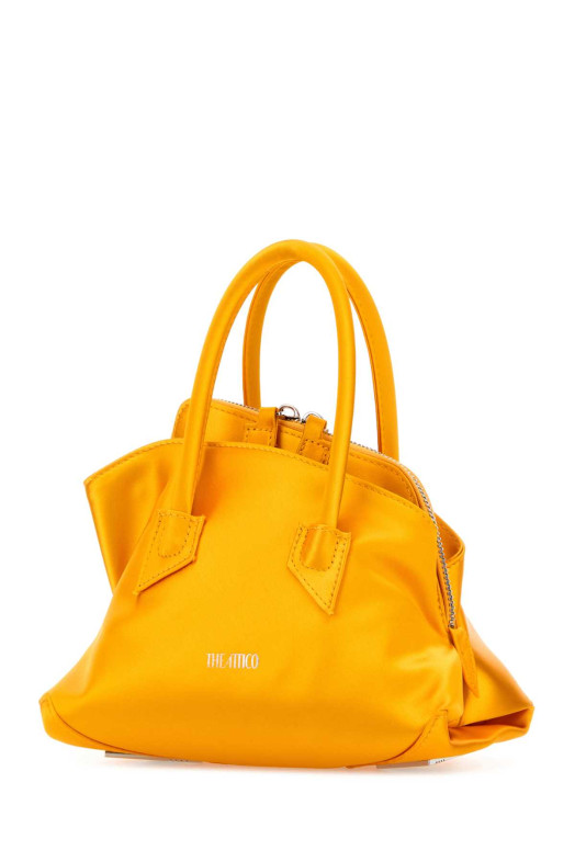 Yellow satin mini La Passeggiata handbag THE ATTICO (260WAH00063PCA001AA)